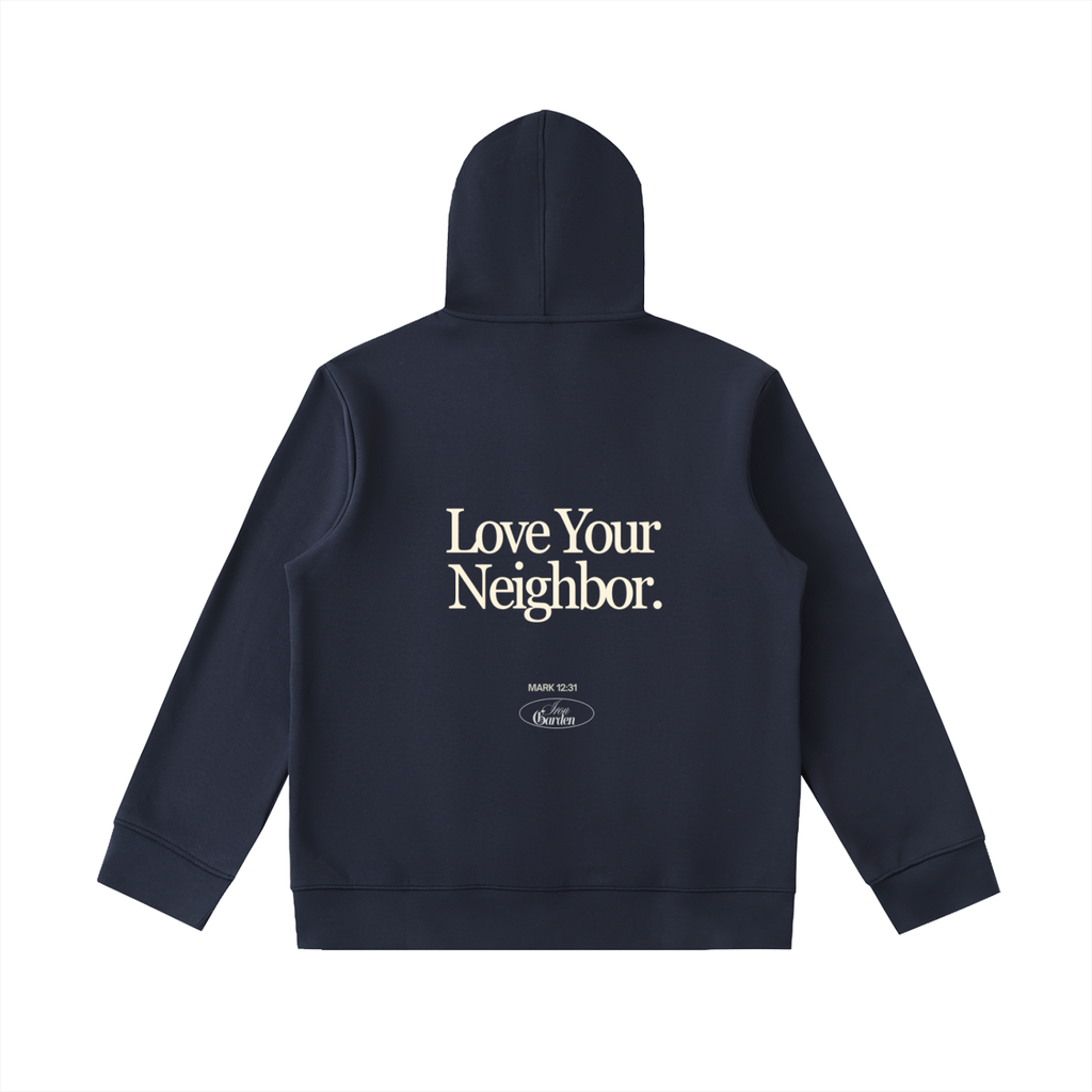 LOVE YOUR NEIGHBOR COMMUTER HOODIE