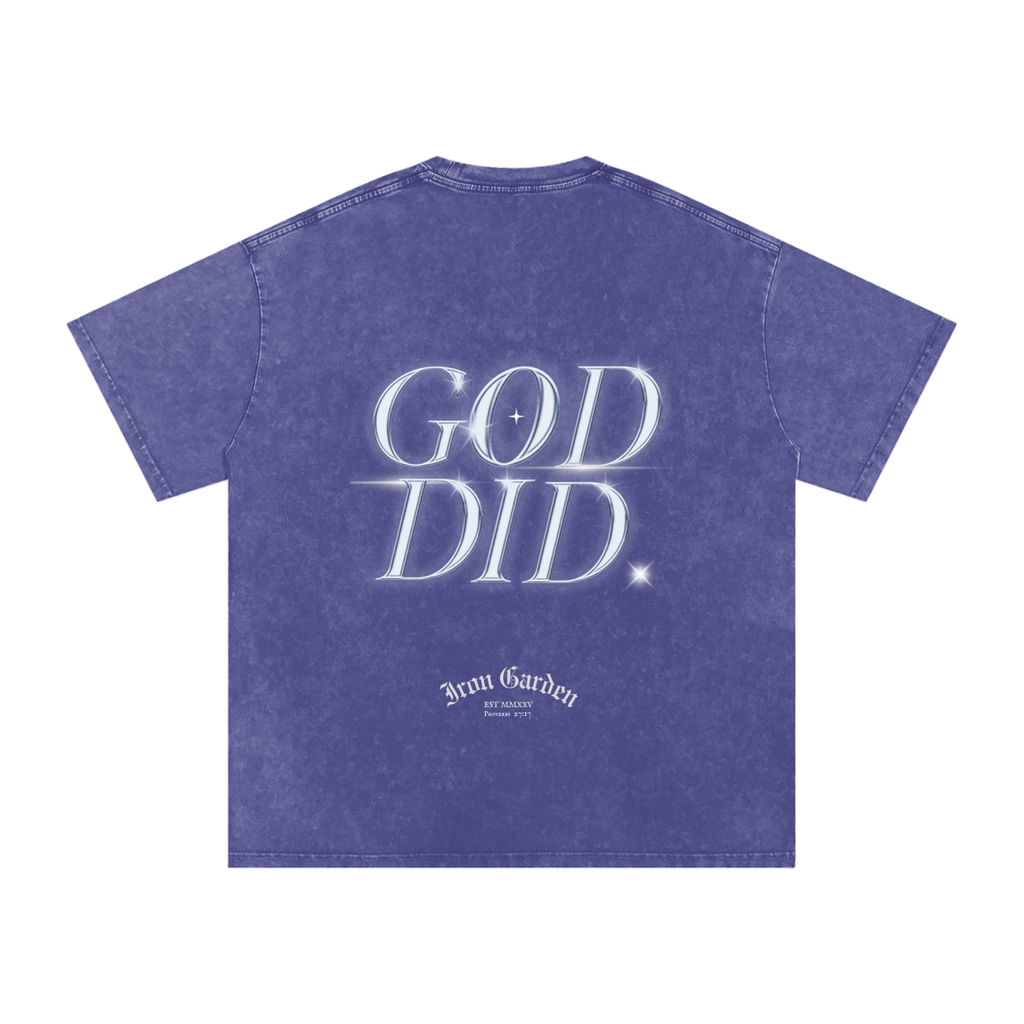 "GOD DID" VINTAGE TEE