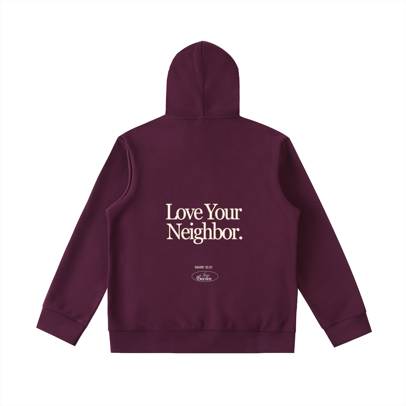 "LOVE YOUR NEIGHBOR" Commuter Hoodie