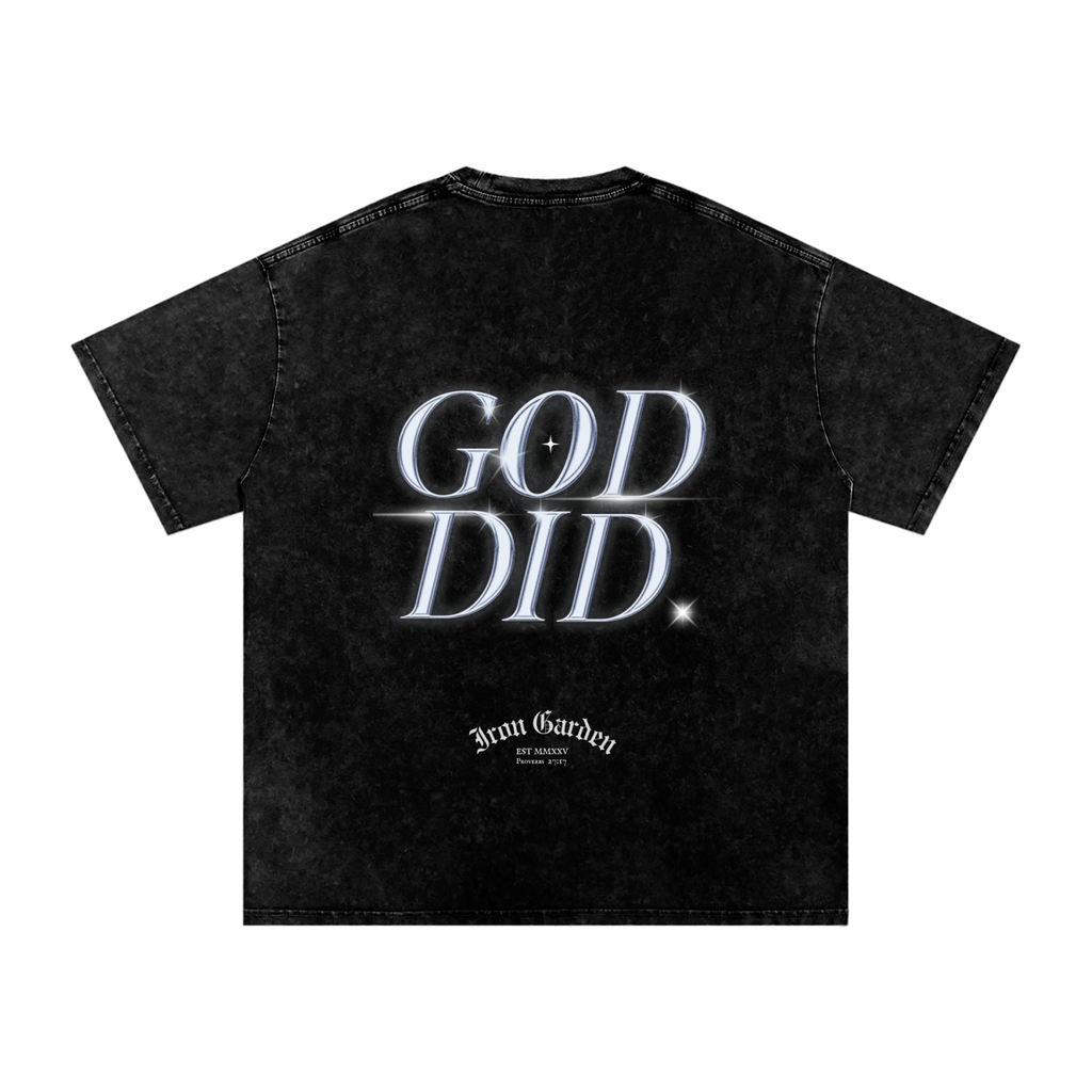 "GOD DID" VINTAGE TEE