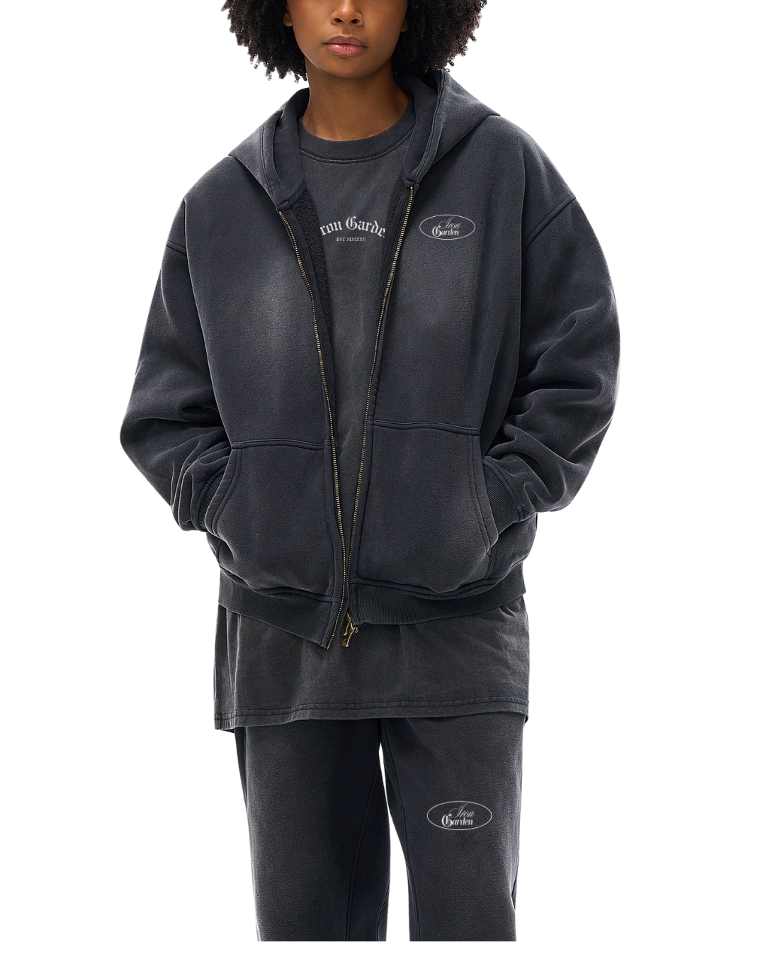 "GOD DID" VINTAGE BOXY HOODIE