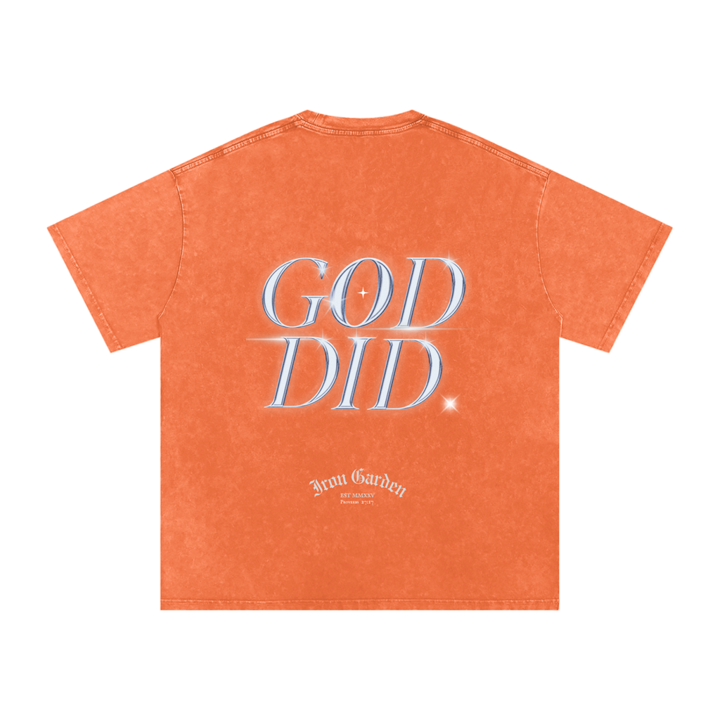 "GOD DID" VINTAGE TEE