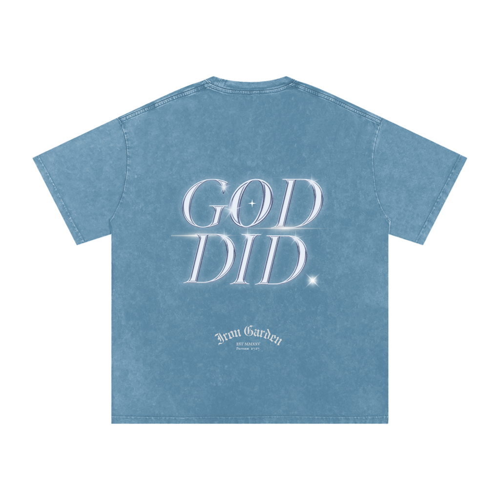 "GOD DID" VINTAGE TEE