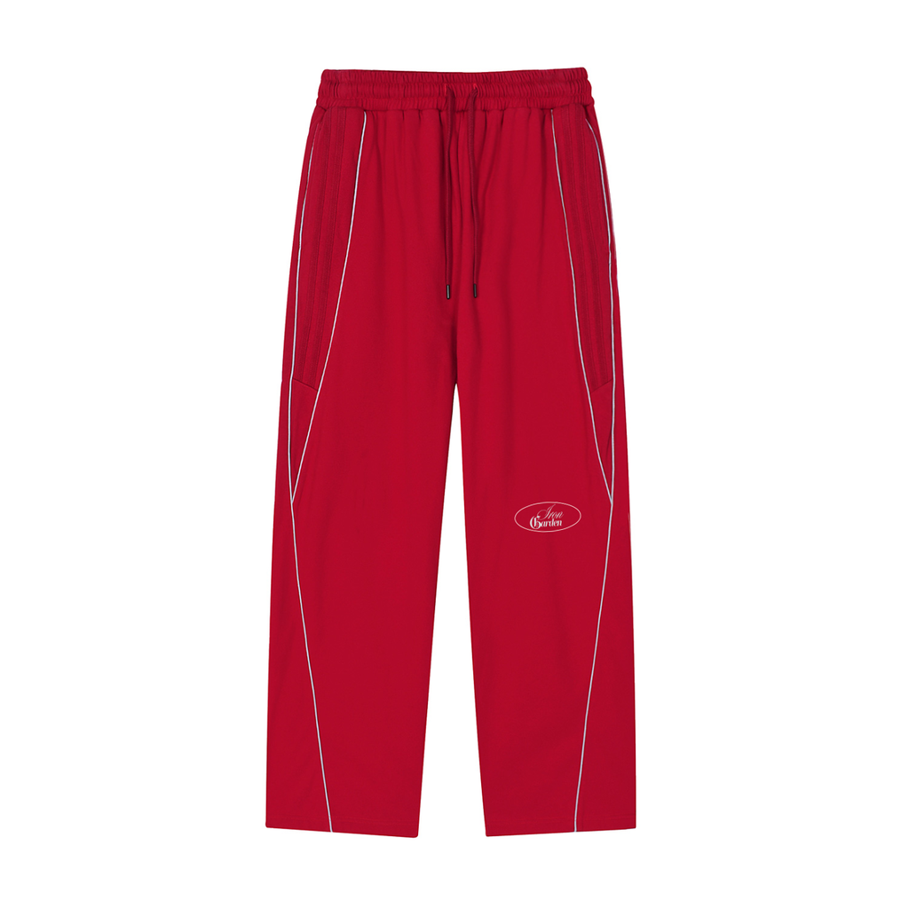 "LIGHT OF THE WORLD" REFLECTIVE OVERSIZED TRACK PANTS