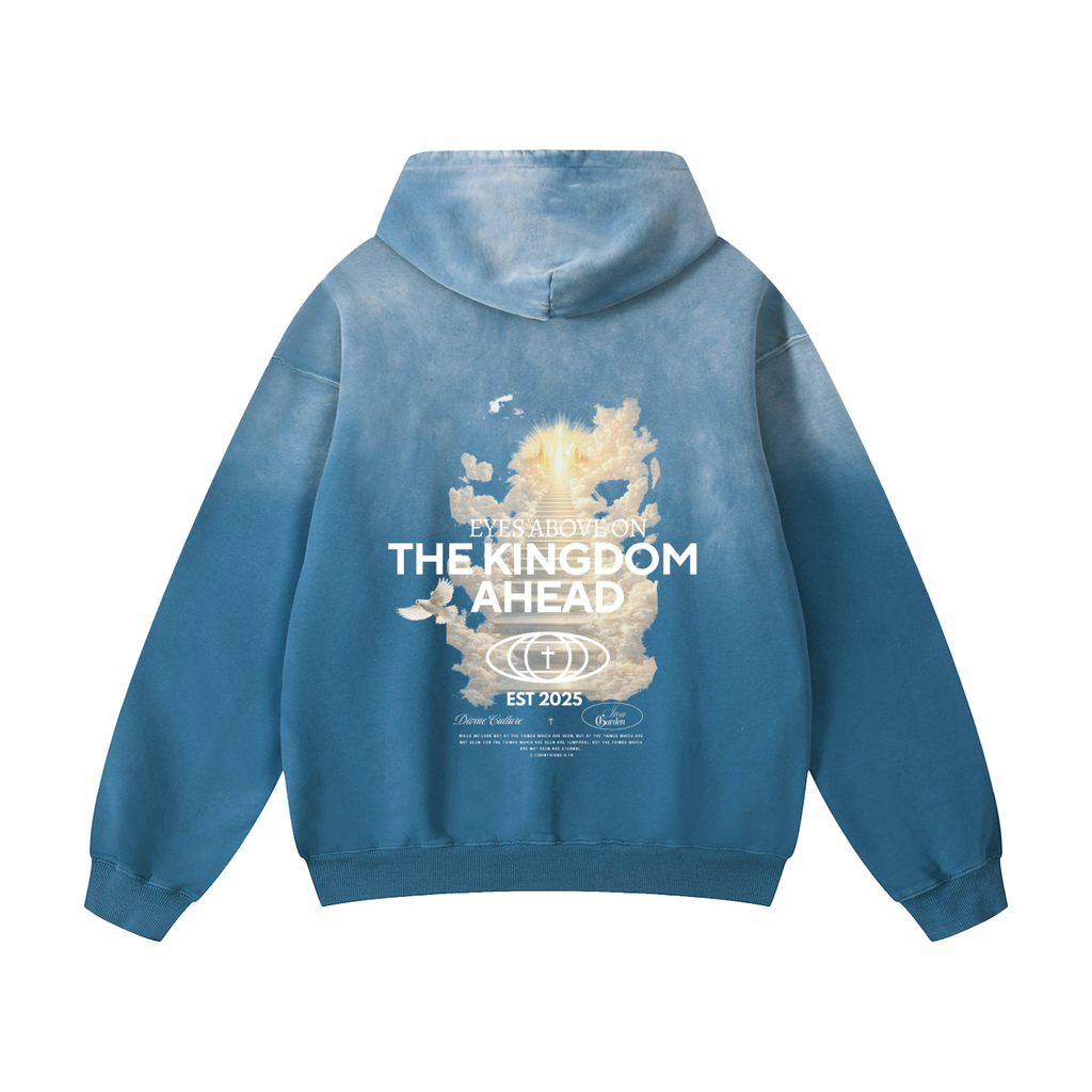 "THE ASCENSION" IRON GARDEN X DIVINE CULTURE FADED HOODIE