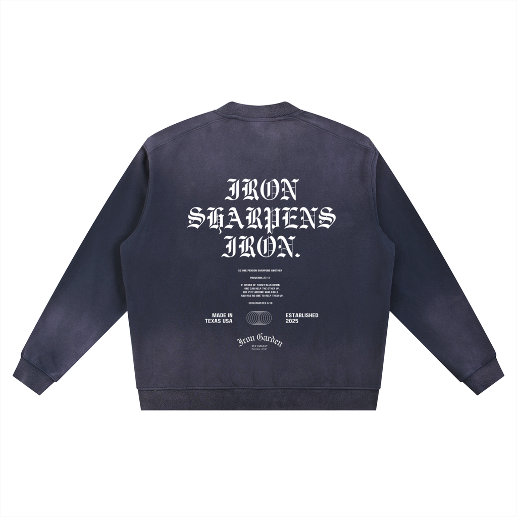 "IRON SHARPENS IRON" BASEBALL JACKET