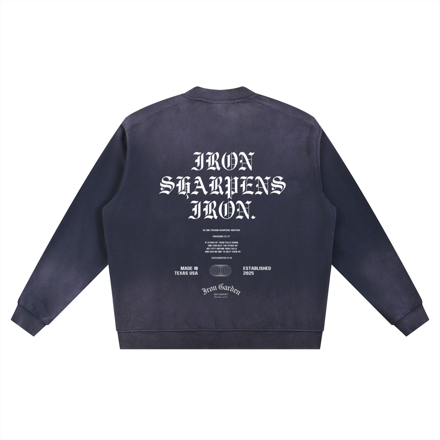 "IRON SHARPENS IRON" BASEBALL JACKET